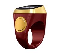 GKYQVE Bagues tendance avec notification de l'heure du Moyen-Orient et guide compact pour les voyageurs fréquents Accessoire de prière