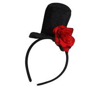 GKYQVE Bandeau de sorcière sanglante pour adulte - Chapeau de magicien d'Halloween - Serre-tête de fête - Accessoire de jeu de rôle - Bandeau de sorcière d'Halloween