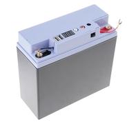 GKYQVE Boîtier de rangement pour batterie portable 12 V 17 A avec écran LCD 2 sorties USB au lithium multifonction