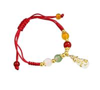 GKYQVE Bracelet d'amitié tissé à la main - Longueur réglable - Multicolore - Unisexe - Accessoire pour un usage quotidien, taille unique, Comme décrit