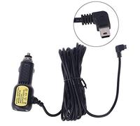 GKYQVE Câble de charge DVR pour voiture USB/cordon d'alimentation 12-24 V adapté pour caméra DVR Adaptateur de batterie Station d'accueil AC