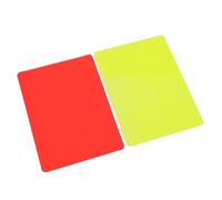 GKYQVE Carte d'arbitre de football rougeur jaune cartes de punition de sport en PVC pour le sport de football, carte de jeu de football, outil d'arbitre de football