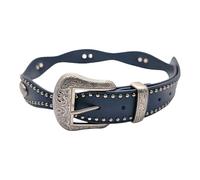 GKYQVE Ceinture de taille pour adolescente avec boucle florale en relief résistante à l'usure Ceinture PU Ceintures pour femmes Jupe ceintures occidentales Robes pour homme occidental