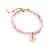 GKYQVE Chaînes de pied en résine 6 styles de vêtements de plage bijoux pour les vacances en plein air bracelet de cheville tendance inspiré de l'océan, taille unique, Comme décrit