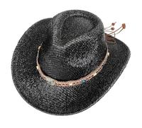 GKYQVE Chapeau de cowboy de vacances à paillettes pour rappeur Panama brillant pour club, carnaval, festival de musique, fête disco cool pour femme