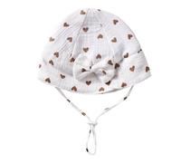 GKYQVE Chapeau respirant avec nœud papillon pour nouveau-né, tout-petit, printemps, automne, bassin de protection solaire, accessoire pour bébé, Little Love., Taille unique