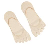 GKYQVE Chaussettes invisibles à bout fendu pour femme avec grip en silicone antidérapant en coton respirant coupe basse non visible Boatsss Bonneterie respirantes à porter au quotidien Chaussettes