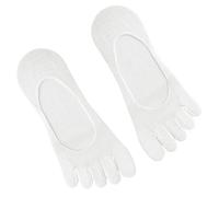 GKYQVE Chaussettes invisibles à bout fendu pour femme avec grip en silicone antidérapant en coton respirant coupe basse non visible Boatsss Bonneterie respirantes à porter au quotidien Chaussettes