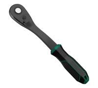 GKYQVE Clé à cliquet de tailles multiples 90 dents polissage complet douille rapide 6,35 mm 1/2" 3/8" pour usage professionnel réparation efficace clé multifonction