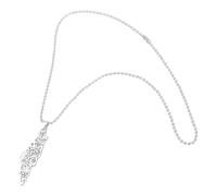 GKYQVE Collier réglable en métal ajouré avec pendentif carte du Liban - Accessoire confortable à porter - Accessoire élégant pour un ami à la mode, taille unique, Comme décrit, Comme décrit.