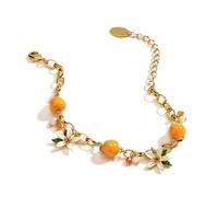GKYQVE Des designs vibrants avec des gardénias pour une énergie jeune et un tempérament doux, accessoire de bijoux pour usage quotidien