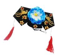 GKYQVE Dyansty Chapeau de princesse chinoise pour femme avec fleur royale chinoise pour spectacles dramatiques anciens