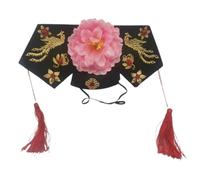 GKYQVE Dyansty Chapeau de princesse chinoise pour femme avec fleur royale chinoise pour spectacles dramatiques anciens