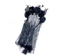 GKYQVE Élégant bandeau de mariée pour enfants - Couvre-chef confortable pour Halloween et cheveux fantômes
