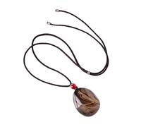 GKYQVE Élégant collier d'agates pour femme mettant en valeur la beauté du cristal naturel et l'artisanat pratique pour un usage quotidien décontracté bijoux en agate, taille unique, Comme décrit