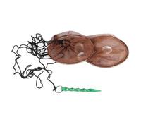 GKYQVE Filet de pêche tressé pour crevettes, ménés, panier à poissons, panier à poissons, panier à poissons, cage avec sac de rangement