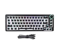 GKYQVE LK67/KF068 Kit clavier mécanique à cordon acrylique remplaçable à chaud Commutateurs programmables Clavier Macropad Hot Swap