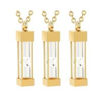 GKYQVE Lot de 3 pendentifs commémoratifs en acier inoxydable pour conserver la mémoire