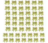 GKYQVE Lot de 50 grands nœuds de Noël uniques avec motif à pois pour décoration saisonnière, festival, cadeau