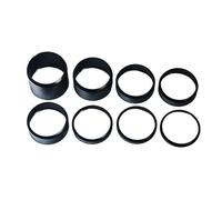 GKYQVE Lot de 8 tubes d'extension astronomiques en alliage M48 x 0,75 - Plusieurs tailles incluses - Anneaux professionnels de 3/5/7/10/12/15/20/30 mm