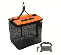 GKYQVE Panier de rangement flottant à séchage rapide pour poissons capturés - Seau pliable portable portable