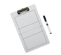 GKYQVE Planches d'entraînement de stratégie sportive 35 x 22 cm - Portable - Pour basketball, volley-ball, handball, football, tablette d'écriture