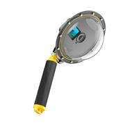GKYQVE Port dôme submersibles avec vis 1/4 pour caméras d'action 5/4/3 avec inserts anti-buée pour plongée, plongée avec tuba, port dôme étanche