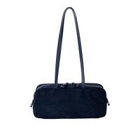 GKYQVE Sac à bandoulière multifonction en daim d'inspiration vintage, petit sac à main pour femme, décontracté ou bal de fin d'année, sac à main rétro sous les bras, bleu, One Size