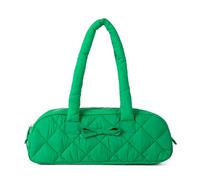 GKYQVE Sac à bandoulière polyvalent décontracté pour femme moderne motif écossais matelassé sac à main avec nœuds pour un usage quotidien Bowknot Quilting Sac à bandoulière, Vert, One Size