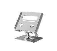 GKYQVE Support de tablette en aluminium avec rotation complète à 360 degrés, élévations réglables et support de refroidissement creux en aluminium