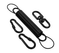 GKYQVE Systèmes de montage à ressort pivotant résistant à la rouille avec boucles rotatives à 360 degrés et design antichoc pour chaises suspendues hamac de camping ressort de suspension