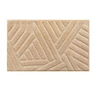 GKYQVE Tapis de salle de bain 40 x 60 cm 50 x 80 cm 60 x 90 cm absorbant doux flocage paillasson pour la maison esthétique, lavable et antidérapant