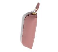 GKYQVE Trousse à crayons en cuir synthétique de grande capacité, pochette esthétique, organiseur de bureau pour étudiant, pochette pratique, grande capacité, Gris pâle.
