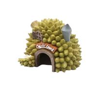 GKYQVE Tunnel en résine pour aquariums de crevettes - Accessoire de pommes de pin Durians - Paysage pour scènes sous-marines naturelles - Décoration du monde sous-marin naturel