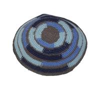 GKYQVE Yarmulke Skullcap en polyester léger respirant confortable pour cérémonies religieuses usage quotidien et synagogue Bonnet en polyester pour utilisation, b, Taille unique