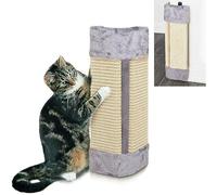 GKYZBB Griffoir d'angle mural pour chat d'intérieur - 40 x 22,9 x 2,5 cm - En sisal - Protection verticale anti-rayures - Tapis de protection contre l'usure des meubles