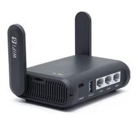 GL.iNet USB AXT1800 (Slate AX) Routeur WiFi 6 pour la Maison et Les Voyages, Router AX1800 Mbps Bi-Bande, Répéteur Extérieur, 3 Ports Gigabit, VPN, WPA3, IPV6, MU-MIMO, OFDMA