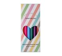 GL-Turelifes 6 couleurs ensemble d'eye-liner liquide mat, stylo eye-liner coloré imperméable à l'eau crayon crayon mat (C)