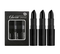 GL-Turelifes Lot de 5 rouges à lèvres Vampire Set Matte Long Lasting Rouge Noir Violet Blanc Velours Rouge à lèvres pour mascarade, cosplay, maquillage Halloween (Set A)