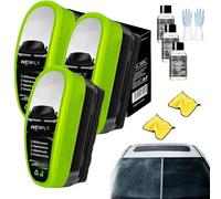 GL170 PRO | Une clarté parfaite en un instant,Gl170 pro nettoyeur vitre voiture,Powerful Windshield Cleaner & Oil Film Remover,nettoyant Pour Vitres De Voiture,150ml (3)