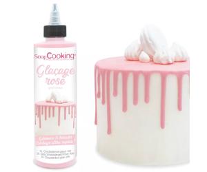 Glaçage rose prêt-à-l'emploi Goût choco 130g ScrapCooking