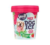 Glace à la fraise pour chiens