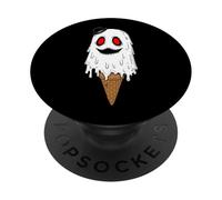 Glace Clown Fantôme - Monstre Effrayant Halloween Lover PopSockets PopGrip Adhésif