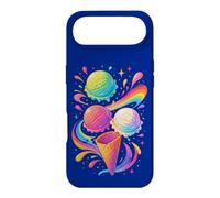 Glace colorée Motif Arc-en-Ciel été Dessert Cadeau Joie Coque pour iPhone Air
