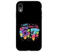 Glace d'anniversaire 7 Ans 6 Maintenant Je suis 7 67 drôle pour Les Enfants Coque pour iPhone XR