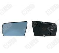 Glace De Rétroviseur Avec Support Côté Chauffeur Bleue Avec Dégivrage Et Angle Mort - Mercedes Classe S 500 Sel 02/1991-10/1998