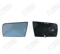 Glace De Rétroviseur Avec Support Côté Passager Bleue Avec Dégivrage Et Angle Mort - Mercedes Classe S 300 Sel 02/1991-10/1998