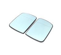 Glace de rétroviseur Compatible Avec BMW Pour X5 E53 1999 2000 2001 2002 2003 2004 2005 2006 Voiture Gauche Côté Droit Chauffant Pour Rétroviseur D'aile En Verre Bleu(Pair)