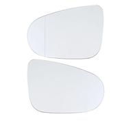 Glace de Rétroviseur Compatible Avec VW Pour Golf 2009-2013 Pour 1T 2009-2015 Chauffage Électronique Pour Rétroviseur Voiture À Ailes OEM : 5K0857521(1 pair)