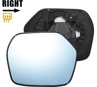 Glace De Rétroviseur Latéral Droit De Remplacement Avec Plaque De Support Chauffante, Verre Bleu Pour Honda CR-V CRV 2007-2011